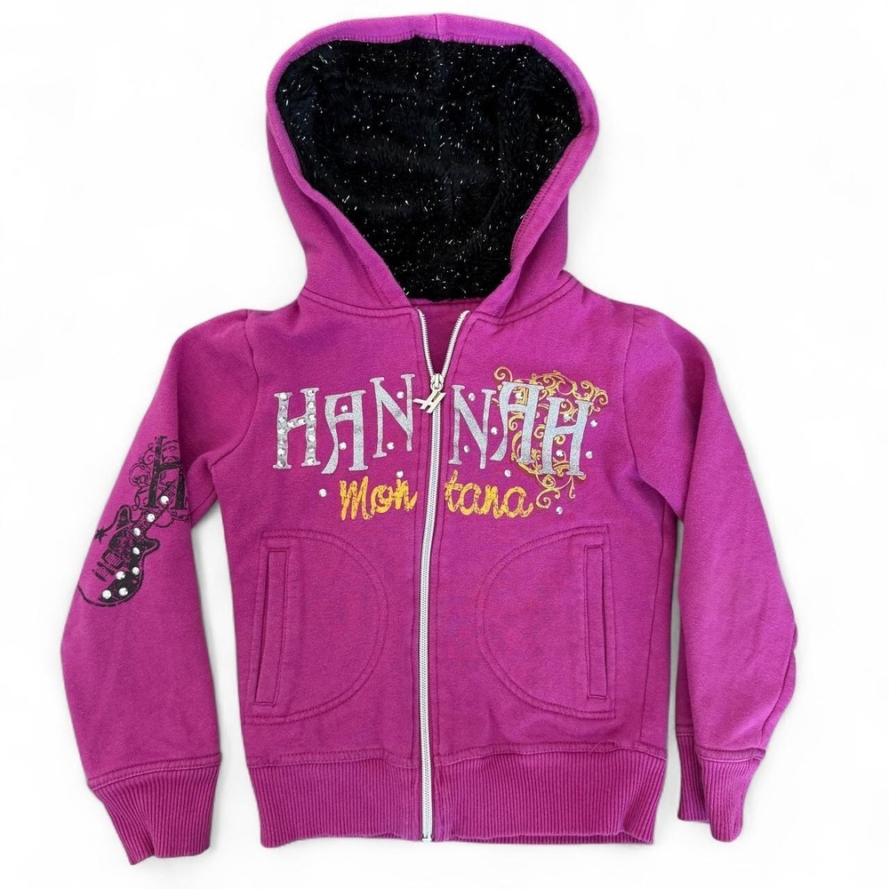 Rare Y2K Hannah Montana Little Girls Bling Hoodie